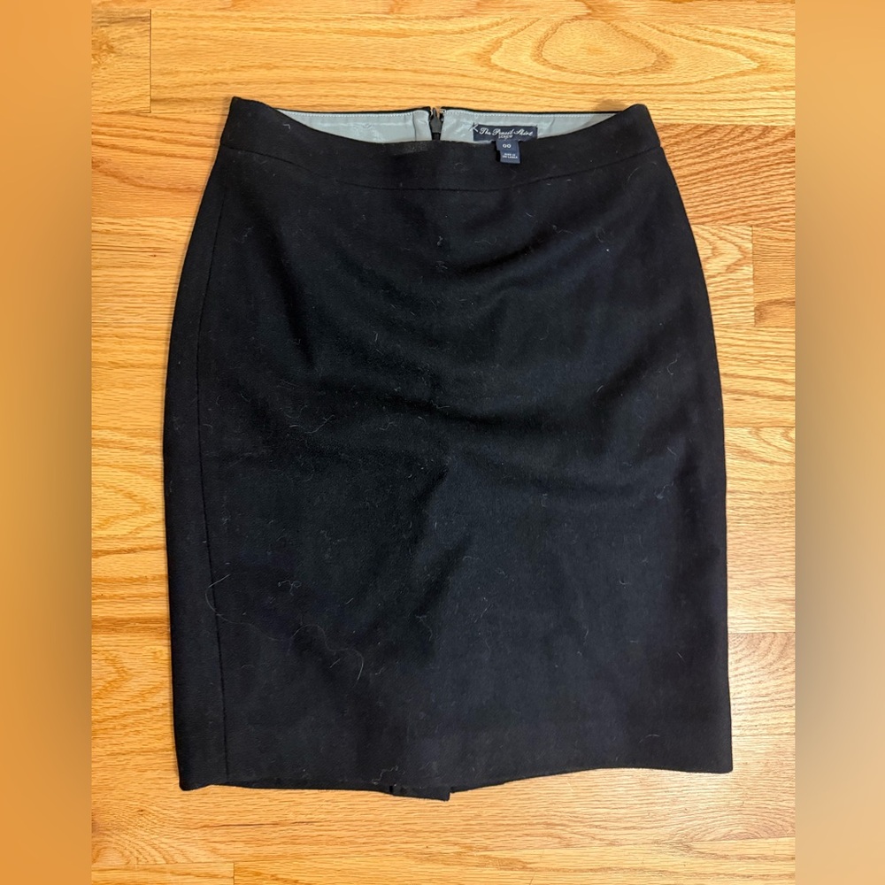 J. Crew Elegant Black Pencil Skirt